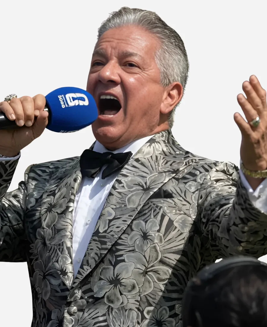Bruce Buffer FIFA World Cup 2026 Final Blazer Bruce Buffer FIFA World Cup 2026 Final Announcer Floral Printed Blazer