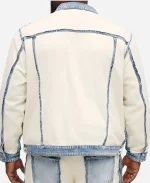 Bryce Dettloff 2026 Love Island USA S08 Denim White & Blue Jacket