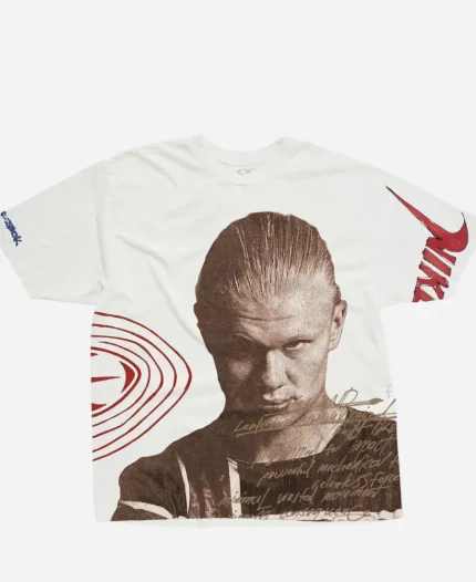 Travis Scott CJ x Nike Erling Haaland Athletes White T-Shirt