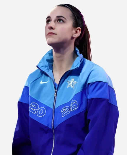 Caitlin Clark Nike AT&T WNBA All-Star Game Blue Track Jacket