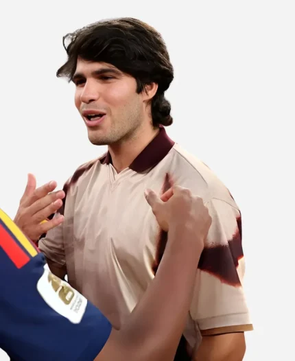 Carlos Alcaraz FIFA World Cup Final CJ x Nike Spain Total 90 Retro Beige Jersey