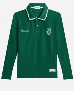 Unisex Carnival Golf x Disney Daisy 2026 Doodle LS Green Polo Shirt