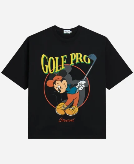 Carnival Golf x Disney Mickey Swing OVS Black T-Shirt