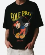 Unisex Carnival Golf x Disney Mickey 2026  Swing OVS Black T-Shirt