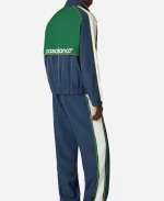Casablanca Paris Navy & Green Check Applique Windbreaker Tracksuit