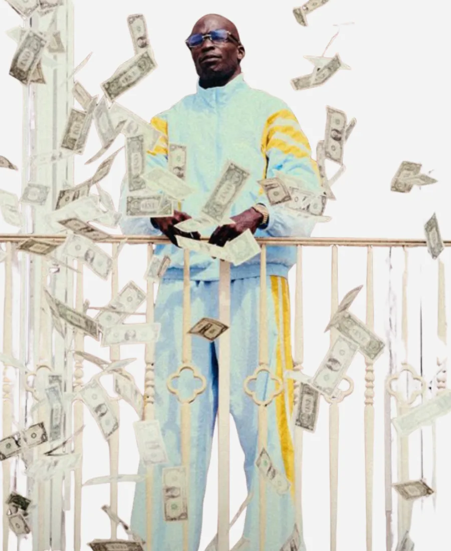 Chad Johnson 2026 Speed is Money Campaign Adidas Originals Santiago Tracksuit Chad Johnson Speed is Money Santiago Ice Blue Tracksuit