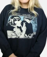 Chandler Kinney Elle S01 Black Sonic Youth Graphic Sweatshirt