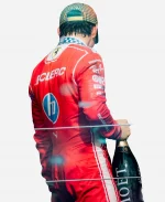 F1 British Grand Prix 2026 Charles Leclerc Jumpsuit - Red