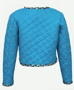Malia Baker Blue Cropped Jacket