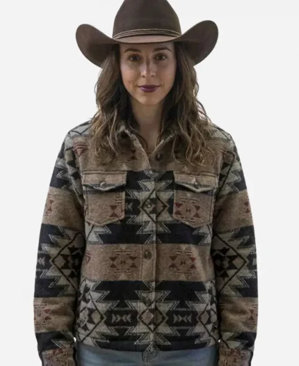 Alona Tal Fire Country 2026 Chloe Mackenzie Aztec Jacket