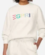 Unisex Costco Espirit Cream Fleece Crewneck Sweatshirt