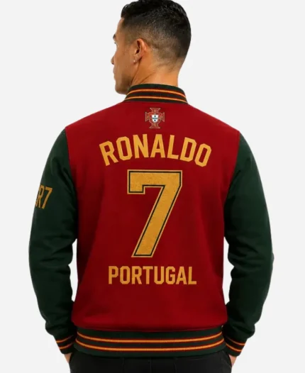 Cristiano Ronaldo Portugal Varsity Jacket