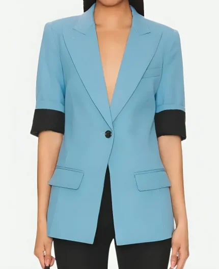 Crystal Renee Hayslett Zatima S04 Short Sleeve Blazer