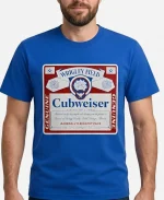 Cubweiser Chicago Cubs Baseball Wrigley Field Royal Blue Graphic T-Shirt