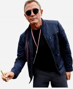 Daniel Craig No Time To Die James Bond Blue Jacket