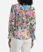 Judi Evans Days Of Our Lives 2026 Bonnie Lockhart Floral Printed Blouse
