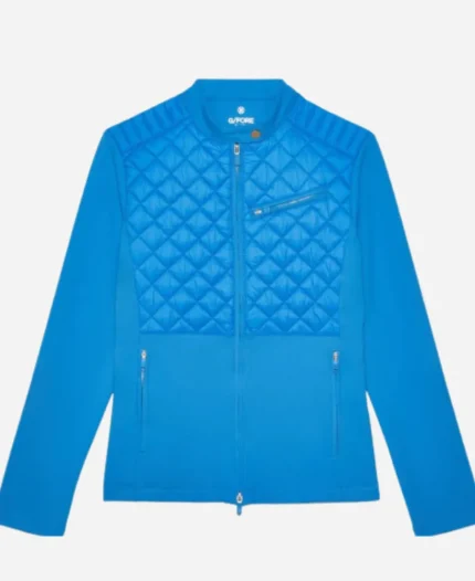 Deborah Vance Blue Quilted Jacket