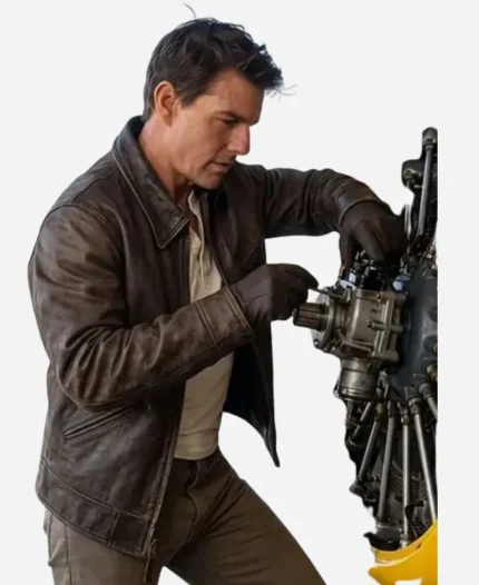 Digger 2026 Tom Cruise Leather Jacket