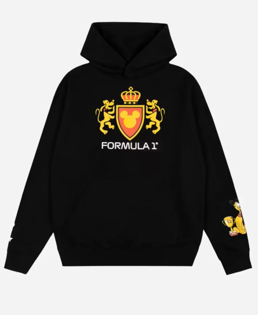 Disney x F1 British Grand Prix Hoodie Disney x Formula 1 British Grand Prix Black Pullover Hoodie