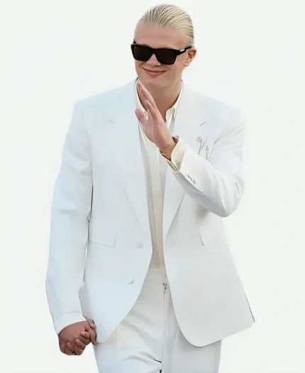 Dolce & Gabbana Erling Haaland White Blazer