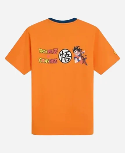 Unisex Dragon Ball Z x Converse Orange T-Shirt