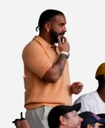 Drake FIFA World Cup Portugal and Croatia Peach Polo T-Shirt