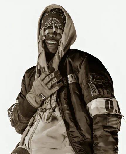 Edmonton Don’t Be Dumb A$AP Rocky Bomber Jacket - Black