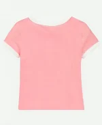 Lexi Minetree Elle 2026 Pink Cherry Cropped T-Shirt