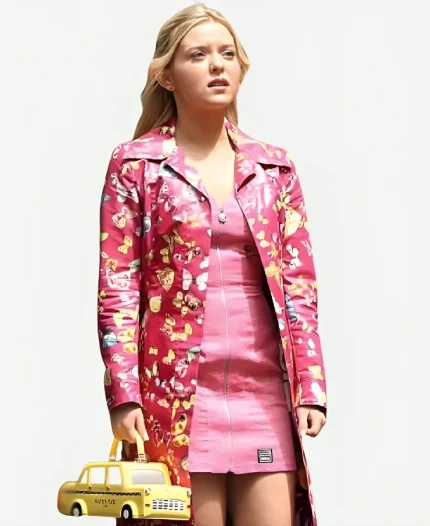 Lexi Minetree 2026 Elle S01 Elle Woods Butterfly Printed Pink Coat