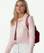  Lexi Minetree 2026  Elle S01 Elle Woods Pink Cropped Leather Jacket