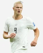Erling Haaland 2026 World Cup Norway White Jersey