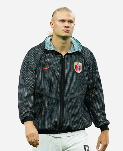 Erling Haaland Norway Anthem Hooded Jacket