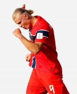 Erling Haaland FIFA World Cup 2026 Norway Football Team Home Red Jersey