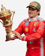 Charles Leclerc F1 Grand Prix of Great Britain Red Jumpsuit