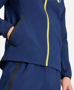 FIFA World 2026 Sweden Tiro Travel Jacket In Navy Blue