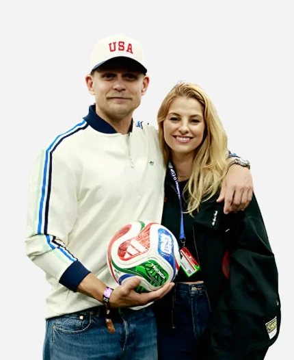 FIFA World Cup Billy Magnussen Adidas 3-Stripes White Sweatshirt