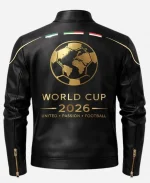 World Cup 2026 Black Leather Jacket