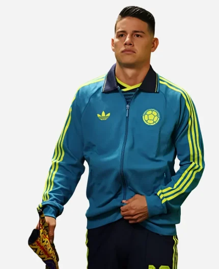 Colombia FIFA World Cup 2026 National Team Blue Anthem Jacket