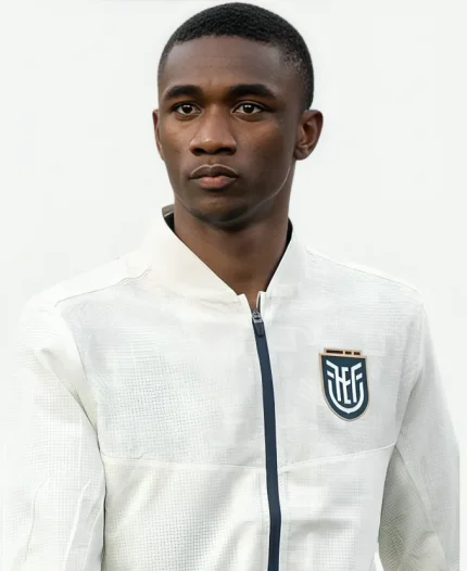 FIFA World Cup 2026 Ecuador Team White Track Jacket