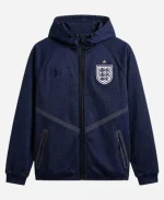 FIFA World Cup 2026 Nike England Anthem Navy Blue Hooded Jacket