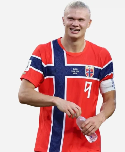 FIFA World Cup 2026 Norway Football Team Home Braut Haaland Red Jersey