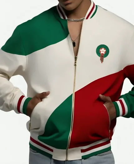  Morocco FIFA World Cup 2026 Heritage Colorblock Track Jacket