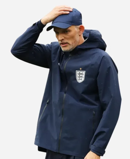 Head Coach Thomas Tuchel 2026 World Cup Nike England Anthem Hooded Jacket