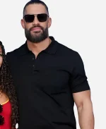 FIFA World Cup Final Roman Reigns Athletic Fit Polo Jersey