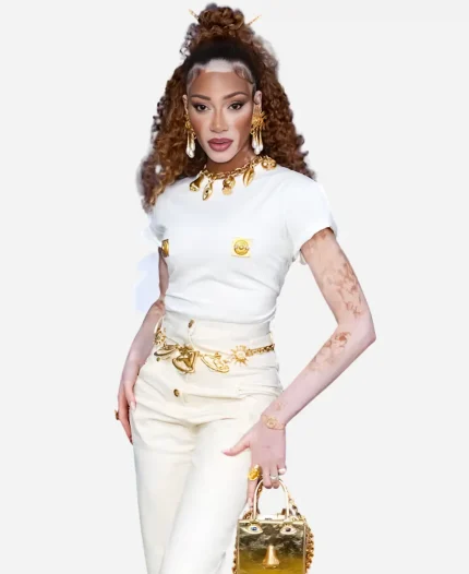  FIFA World Cup Final 2026 Winnie Harlow Fitted Silhouette White T-Shirt