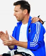 FIFA World Cup 2026 Lionel Messi Addias Final White Three Stripes Blue Track Jacket