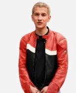 Filip Raczynski Red Leather Jacket
