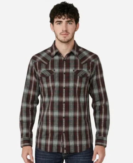 Finn Little Plaid Western Shirt
