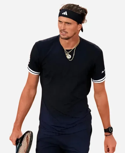French Open Alexander Zverev Black T-Shirt