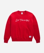 Gap x Los Tacos No. 1 French Terry Oversized Red Sweatshirt